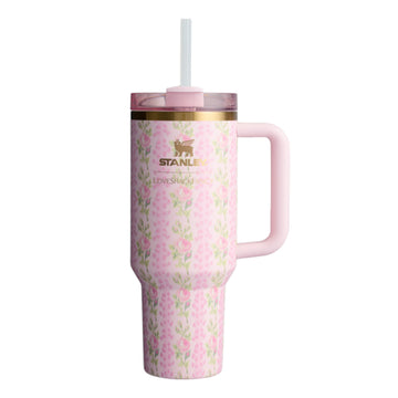Stanley x Loveshackfancy Quencher| 40 OZ| Blooming Heirloom Pink