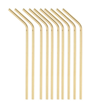 Gold Color Stainless Steel Straws