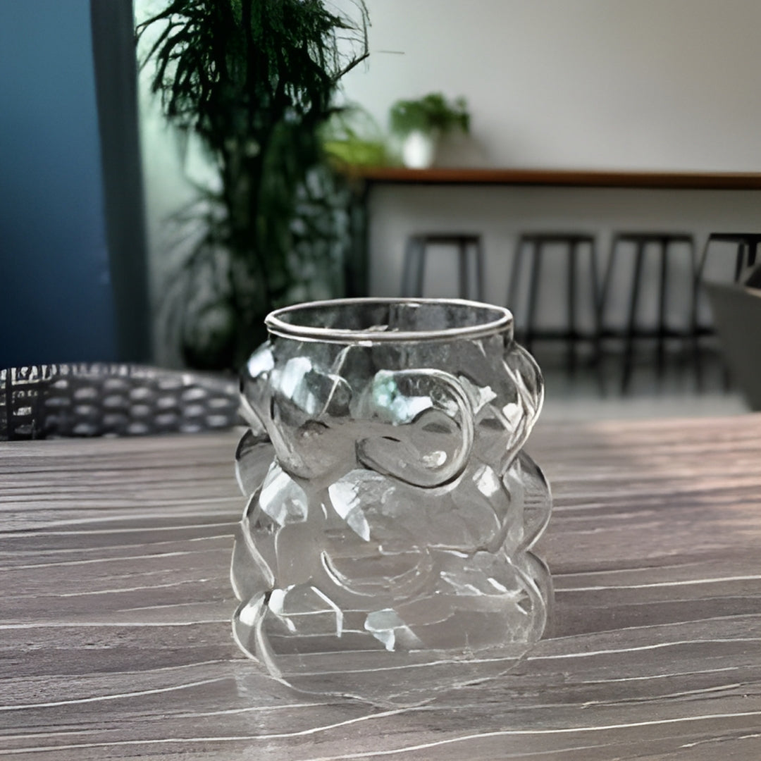 Bubbly Cappuccino Glass