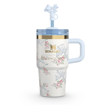 Stanley x Loveshackfancy Quencher| 14 OZ| Blue Bows/floral