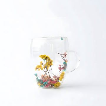 Double Walled Flower Glass