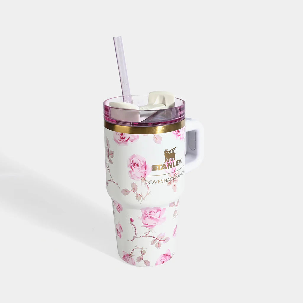 Stanley x Loveshackfancy Quencher| 20 OZ| Ribbon Rosa