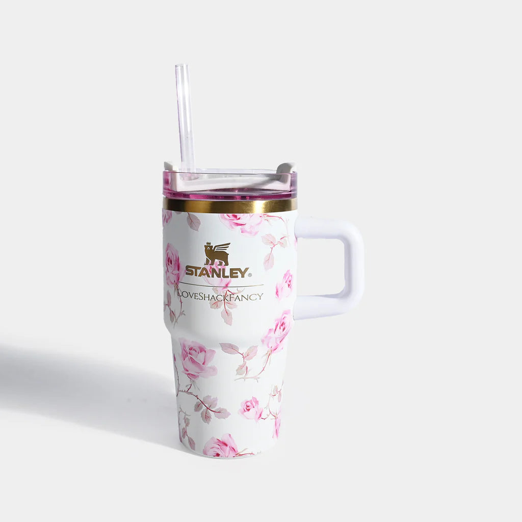 Stanley x Loveshackfancy Quencher| 20 OZ| Ribbon Rosa