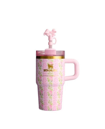 Stanley x Loveshackfancy Quencher| 20 OZ| Blooming Heirloom Pink