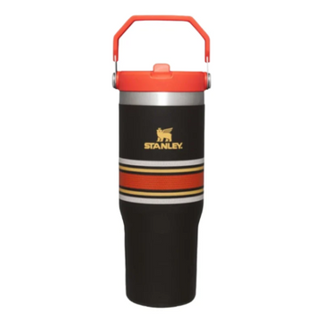 Stanley Black Orange Lid Flip Straw Tumbler | 30 OZ